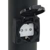 Bollard Lights with Sensor & Socket Set of 3 110 cm Stainless Steel IP44