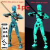 Action Figure Lucky Robot 13, Action Figure Robot Mobile Multi-Articolato Stampata in 3D, Action Figure Robot Dummy 13 per Bambini Adulti