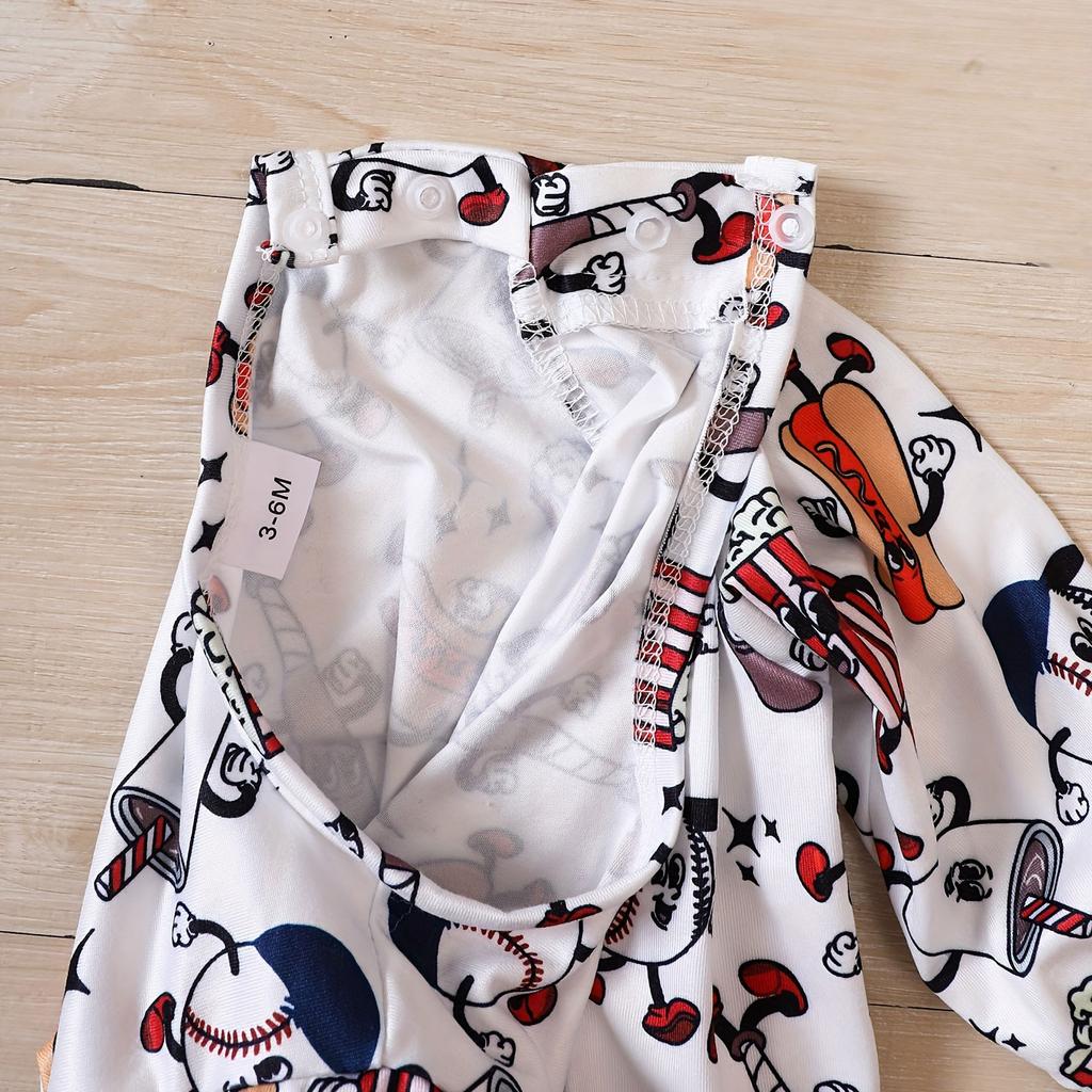 Neugeborenes Baby Herbst Strampler mit langen Ärmeln Overall Cartoon Tierdruck Overall Kleinkind Jungen Herbst Kleidung 0-24M
