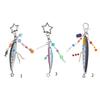Ergonomic Fish Keychain Fashion Pendant Fish Key Pendant Acrylic Texture Suitable for Girls Woman Fashion Lover Present
