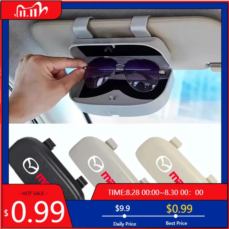 2025 Hot Sunglasses holder Car Glasses Case Car interior accessories Car Decorating For Mazda Skyactiv 3 6 Axela Atenza CX 5 CX3