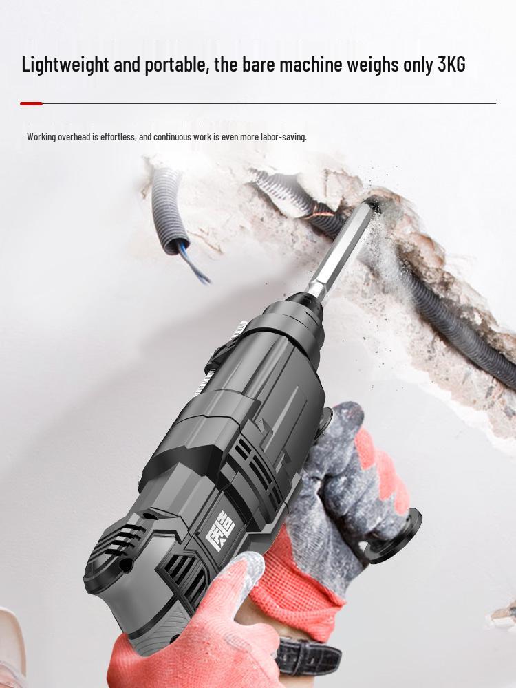 High-Power Multifunctional Electric Hammer & Drill for Concrete Walls