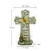 Solar Cross Statue Memorial Angel Wings Dove Butterfly Garden Light Religious Decoration Sympathy Gift For Cemetery Yard Grave