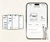Crigge MINI-C Intelligente Katzentoilette, Offene Oberseite, Selbstreinigendes System, WiFi App-Steuerung, Gesundheitsüberwachung, 35dB Ultra-Leiser Betrieb