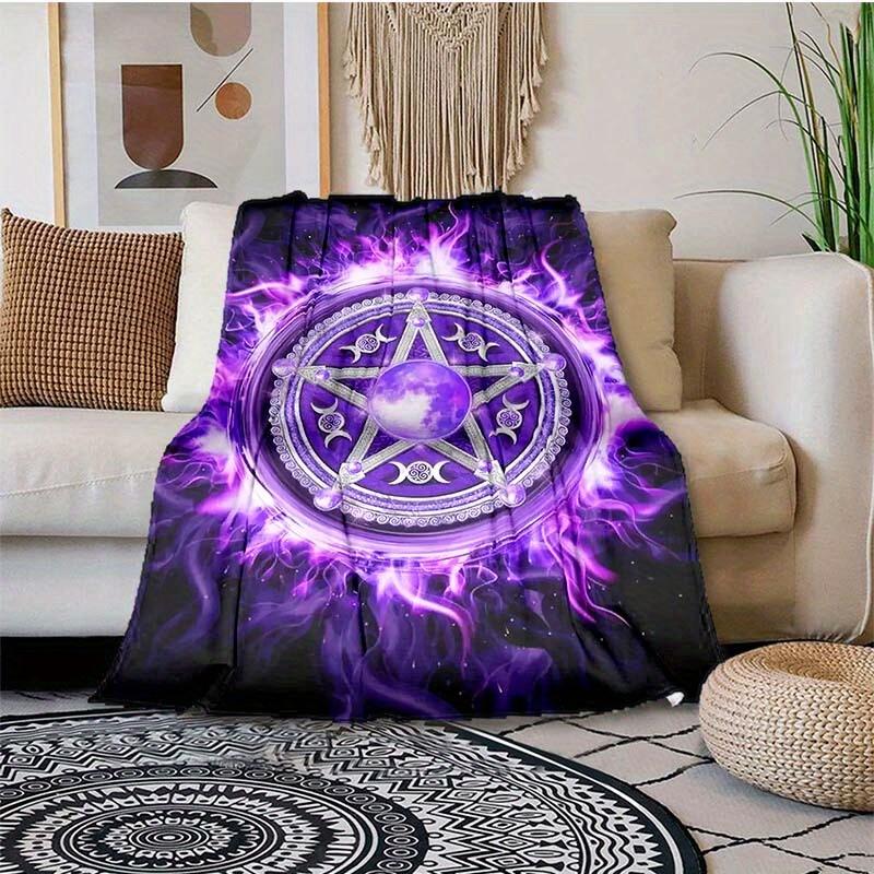 Pentagram Divination Blanket Household Multipurpose Blanket Used For Chair Sofa Bed Soft And Warm Giving Friends And Relatives Birthday Graduation