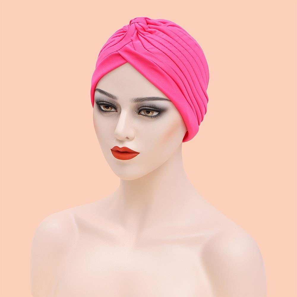 Women's Muslim Head Scarf Turban Cap Stretchable Hat for Hair Loss & Chemo