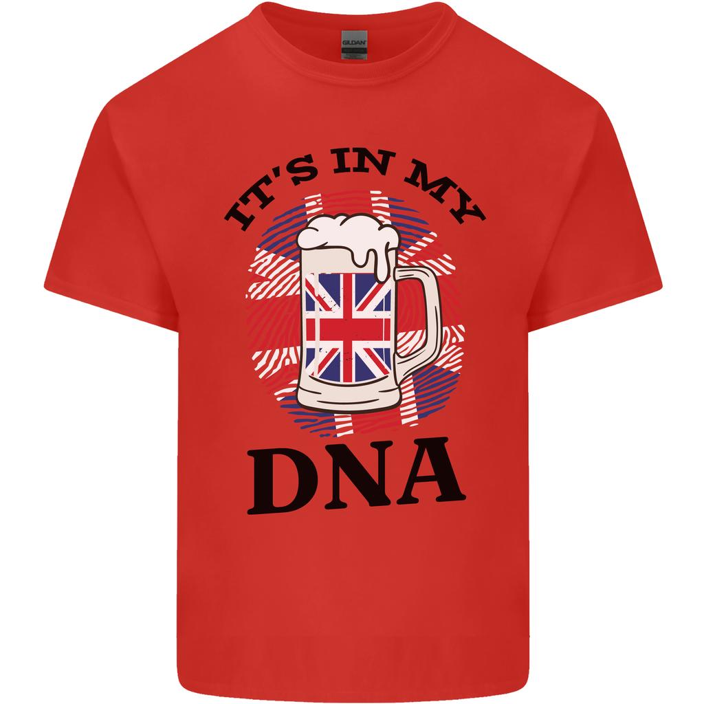British Beer Its in My DNA Union Jack Flag Unisexs Light Cotton TShirt