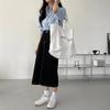 Spring 2025 Korean Chic Women's White Shirt: Loose-Fit Top for Petite Sizes