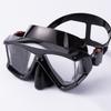 Adults' Tempered Glass Dive Mask with Snorkel Free Diving Freespearfishing Swimming Scuba Practical Freediving Accories Goggles