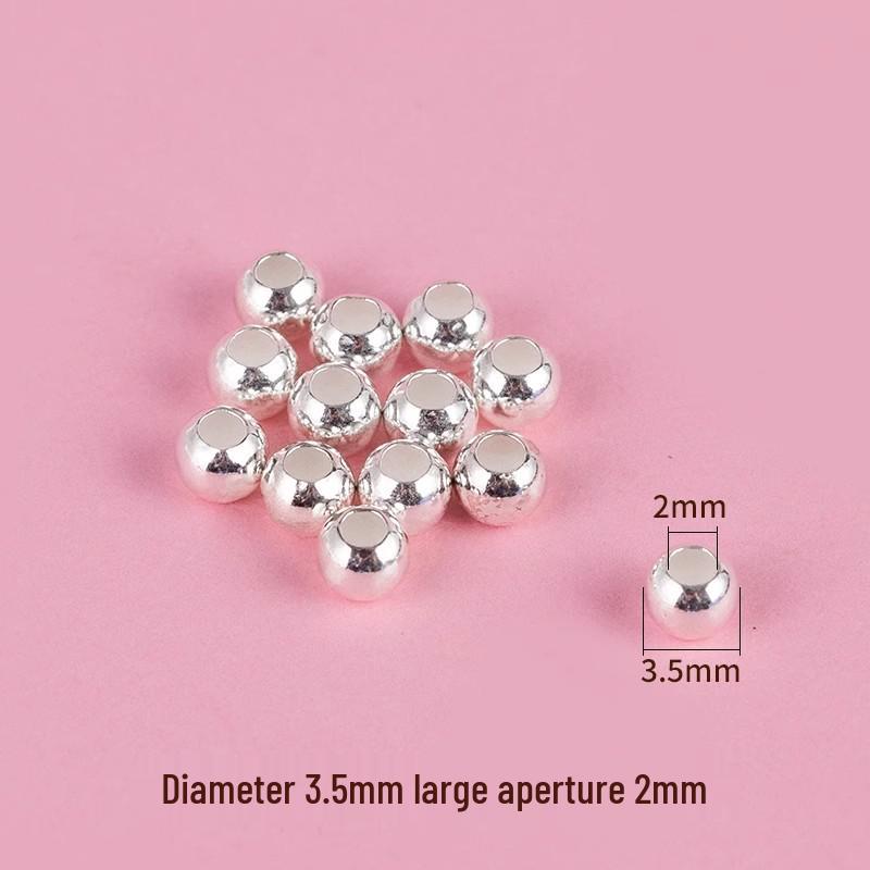 Perles Libres en Argent Sterling 925 pour la Fabrication de Bijoux DIY: Perles intercalaires pour bracelets et colliers