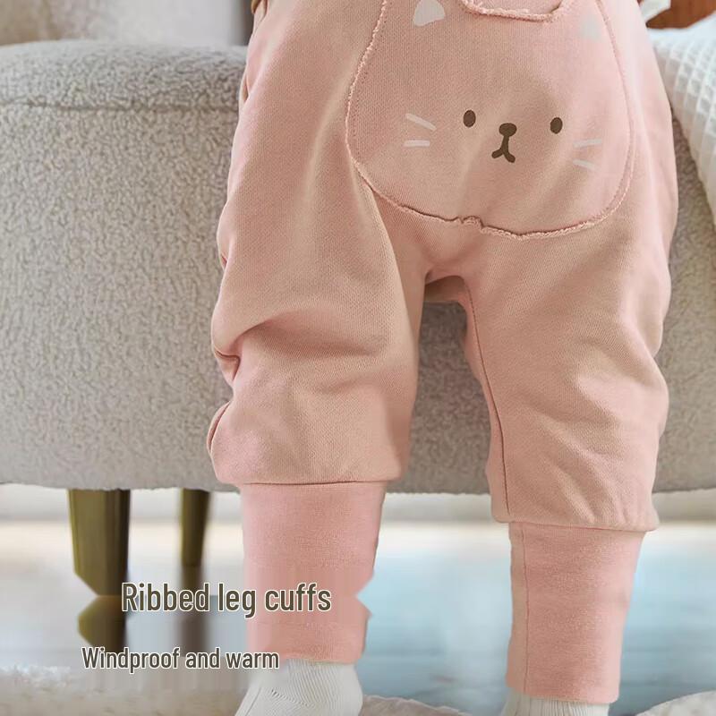 Niduo Bear Baby Cartoon Big Bottom Pants 100