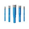 Multi-functional Diamond Drill Bit for Marble, Tile, and Glass - Round Handle, Brazed Dry Drilling