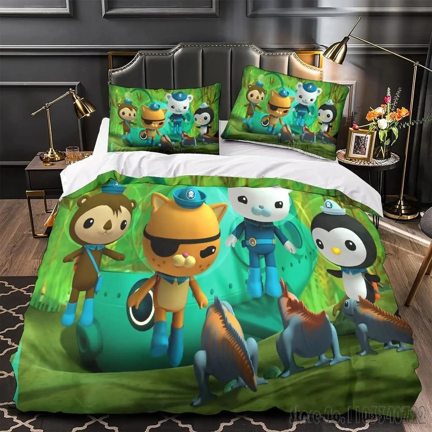 

Набор пододеяльников Love Child из мультфильма «Октонавты» HD-покрывало для детей Постельное белье Постельное белье Декор для спальни Baby 120x150cm