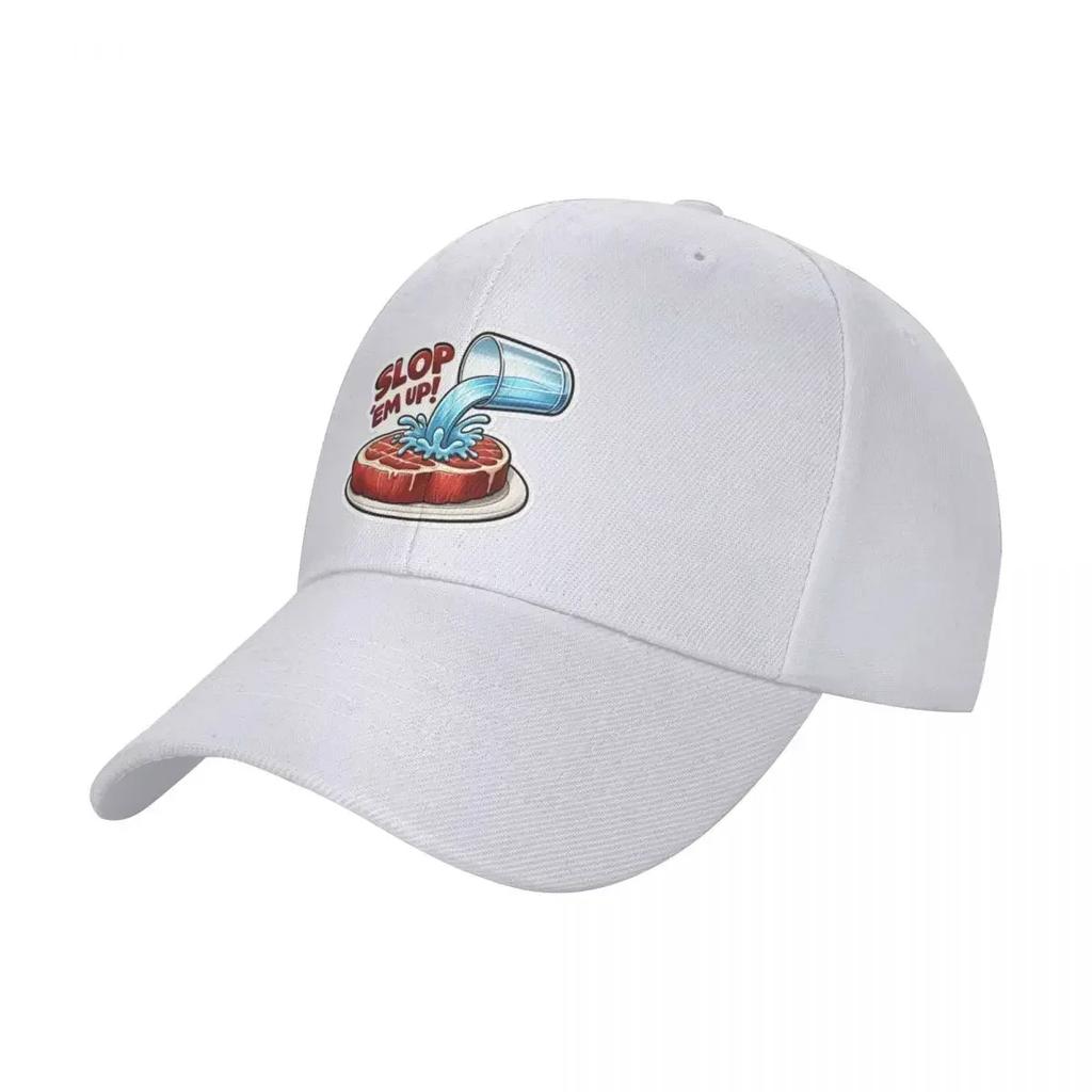 SLOP 'EM UP! Baseball Cap birthday fashionable funny hat party Hat WomenCaps Men's