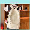 Large Capacity Girls Backpack With Butterfly Bow For School And Daily Use