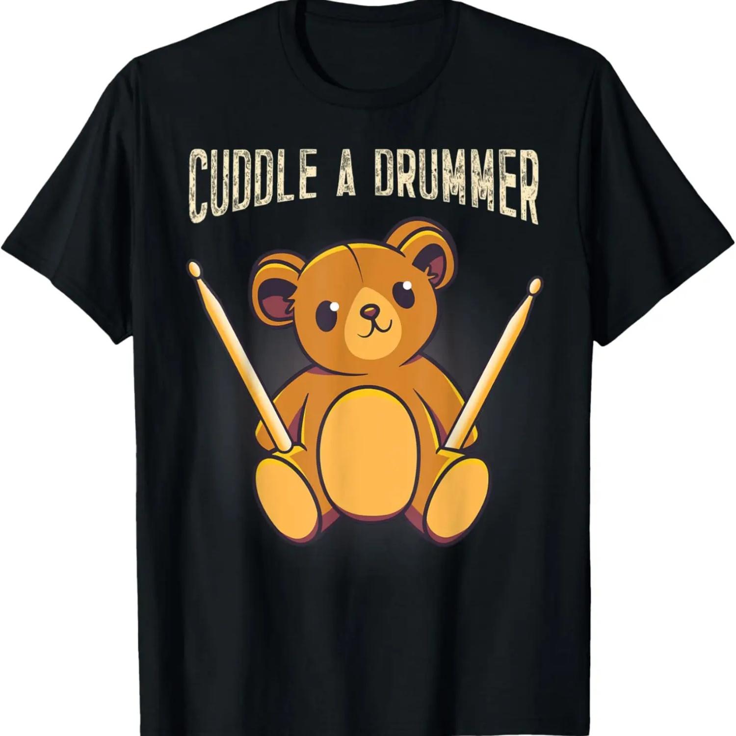 Funny Drum Stick Gift For Drummer Boys Girls Drum Player T-Shirt S