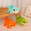 Cute Imitation Chameleon Plush Toy Vivid Appearance Stuffed Animal Doll Kids