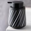 Press Type Ceramic Soap Foam Dispenser Line Pattern Gel Hand Sanitizer Container  Hotel