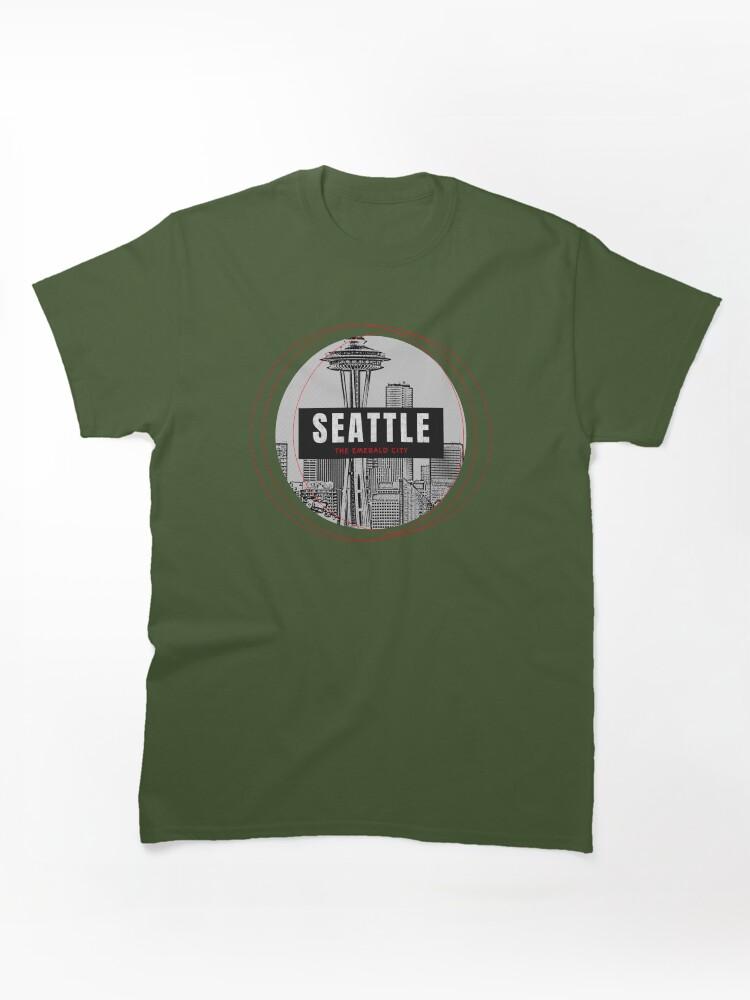 Cities Skylines Seattle The Emerald City Shirt Classic T-Shirt