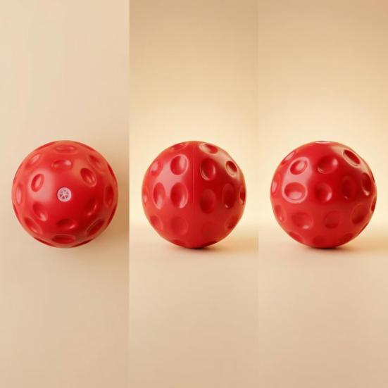Dog Ball Toy Squeaky Dog Chew Toy Teeth Cleaning Toy Interactive Fetch Ball for Small Medium Dogs Puppy Teething