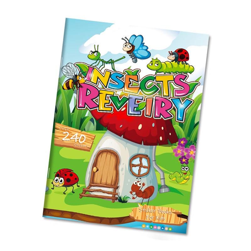 Children Scene Sticker Books Cartoon Animal Ocean Dinosaur DIY Handmade Stickers Quiet Book Learning Cognition Toys