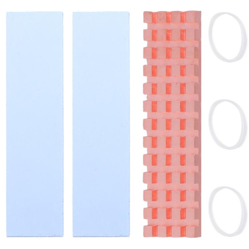 

2280 Cooling Pad Efficient for M.2 2280 SSD Heat Sink PC Hard Drive Disk Cooling Pad Enhances Heat Dissipation 2/3/4/6mm