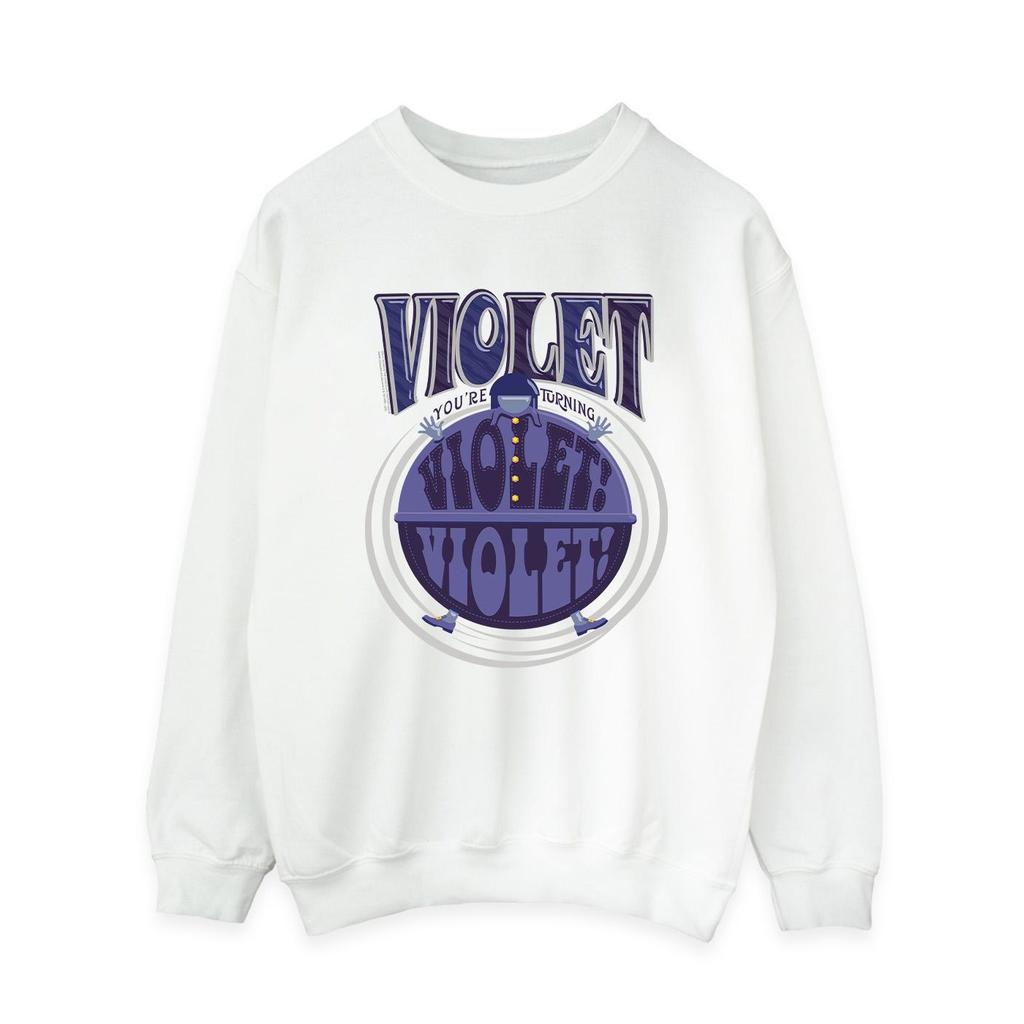 Willy Wonka Damen/Damen Violett wird violett Sweatshirt