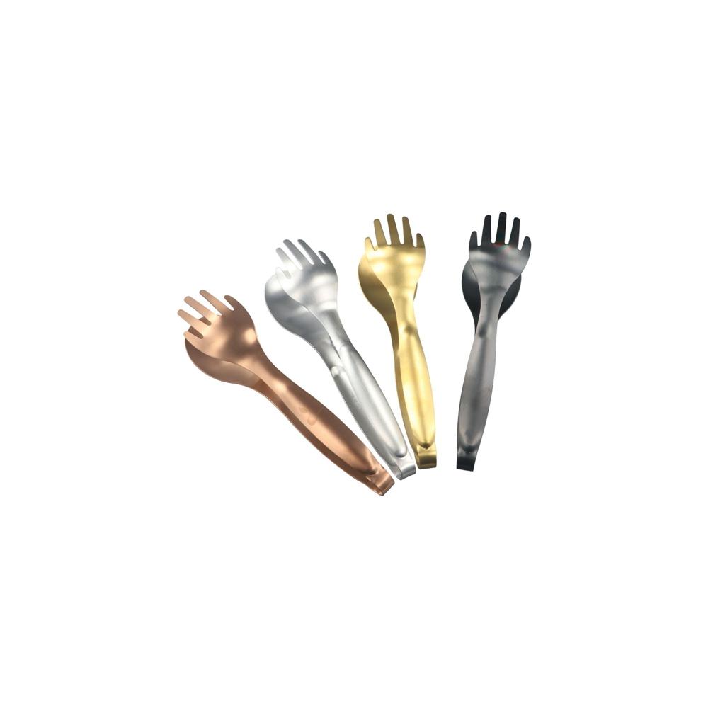 

1pc Cooking Non-Slip For Barbecue Bread Serving Tongs Kitchen Accessories Food Tongs BBQ Clip серебряный