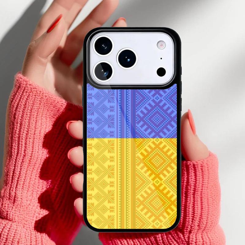 Vintage Ukrainian Flag Of U=kraine Retro Style Phone Case for iPhone 17 Air 16e 15 14 13 Pro Max Back Cover for 12 11 Pro Coque