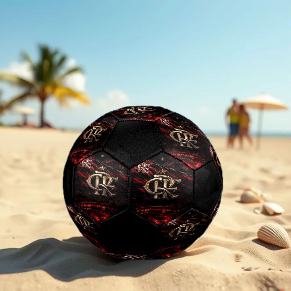 1pc Clube de Regatas do Flamengo Soccer Ball Size 5 Indoor Soccer Ball Fashion Colorful Backyard Game - Great For Sports Fans Gift HE22