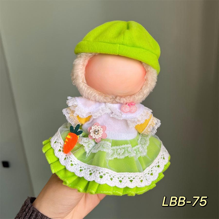 Nadaje się tylko dla 17cm Labubu Cloth, lalek winylowych, pluszaków i innych ubrań do noszenia