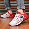 Fashionable and Versatile Men's Shoes Bags Casual Shoes Contrasting Colors Men's Rotating Buckle Sports Daddy Shoes