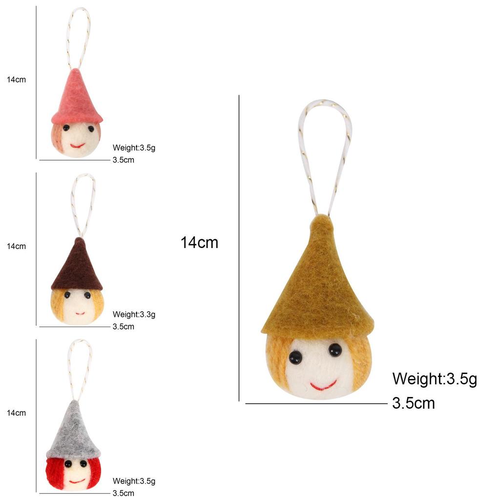 Delightful Christmas Plush Dolls With Colorful Hats Perfect For Holiday Decor