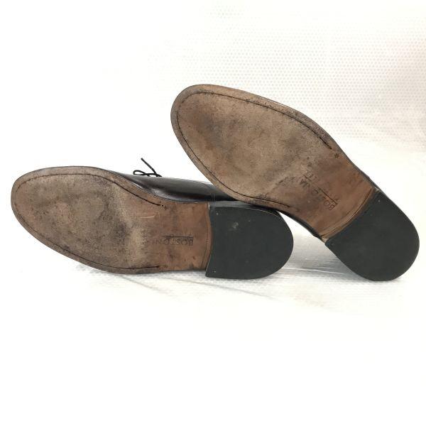 BOSTONIAN Genuine Leather Straight Tip Dress Shoes Men’s 9M 26.5-27.0 Burgundy(USED)
