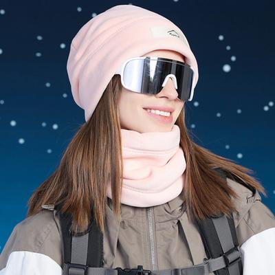 Set 2 Pezzi/Set Sciarpa e Cappello Invernali Unisex Spesso Lavorato a Maglia Caldo Antiscivolo Elastico Protezione Orecchie Antivento Cappello Invernale Outdoor Ciclismo Sci Scaldacollo Cappello