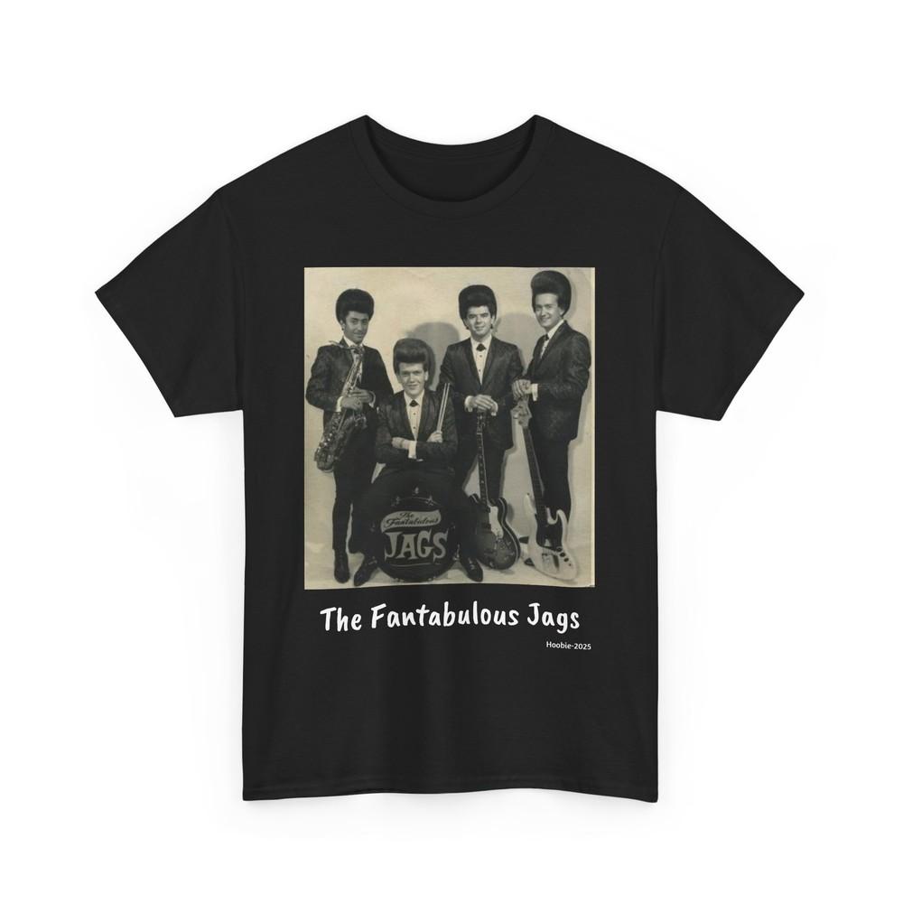 The Fantabulous Jags Garage Band Tee, 1960s Cool Unisex Shirt, Music Lover Gift, Unisex T-Shirt S