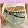 Punk Style Pu Leather Waist Belt With Rivet Decor For Women Fashion Accessories