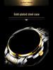 Ailifeida Men's Quartz Watch: Hollow Design, TikTok Streaming, Waterproof, Business Style, Calendar Feature.