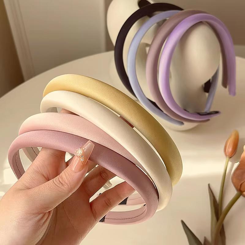 New Glossy Thin Hairband for Women Lady Sweet Candy Colors Thin Headband Hair Hoop JK Korean Girl Headdress Hair Accessories