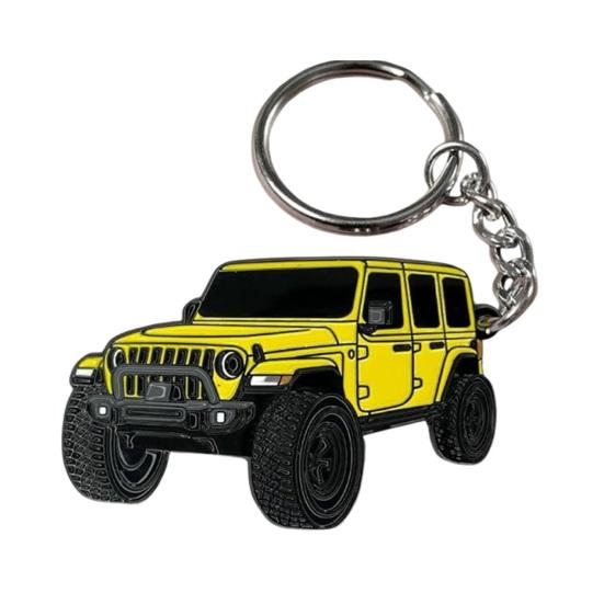 Keychain Pendant, Pickup Truck Shape Portable Keychain, Multiple Colors Great Gift for Off-Road Enthusiasts