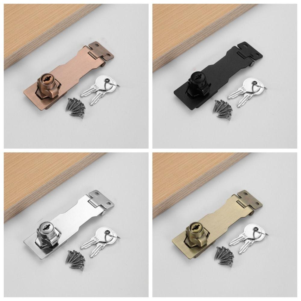 Stanzfreie Nocken-Zylinderschlösser Tür Tragbares Schloss Plattenverschluss Schnalle Schublade