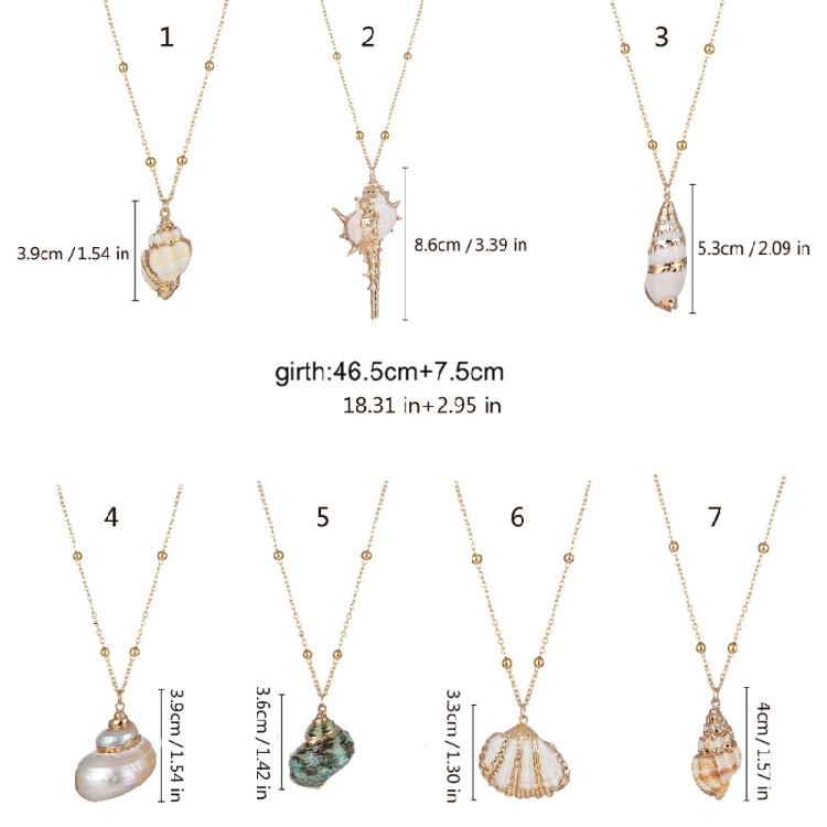 Naszyjnik z muszelek Regulowany łańcuszek na obojczyk Biżuteria o tematyce plażowej Dla kobiet i mężczyzn Łańcuszek na szyję Do codziennego noszenia