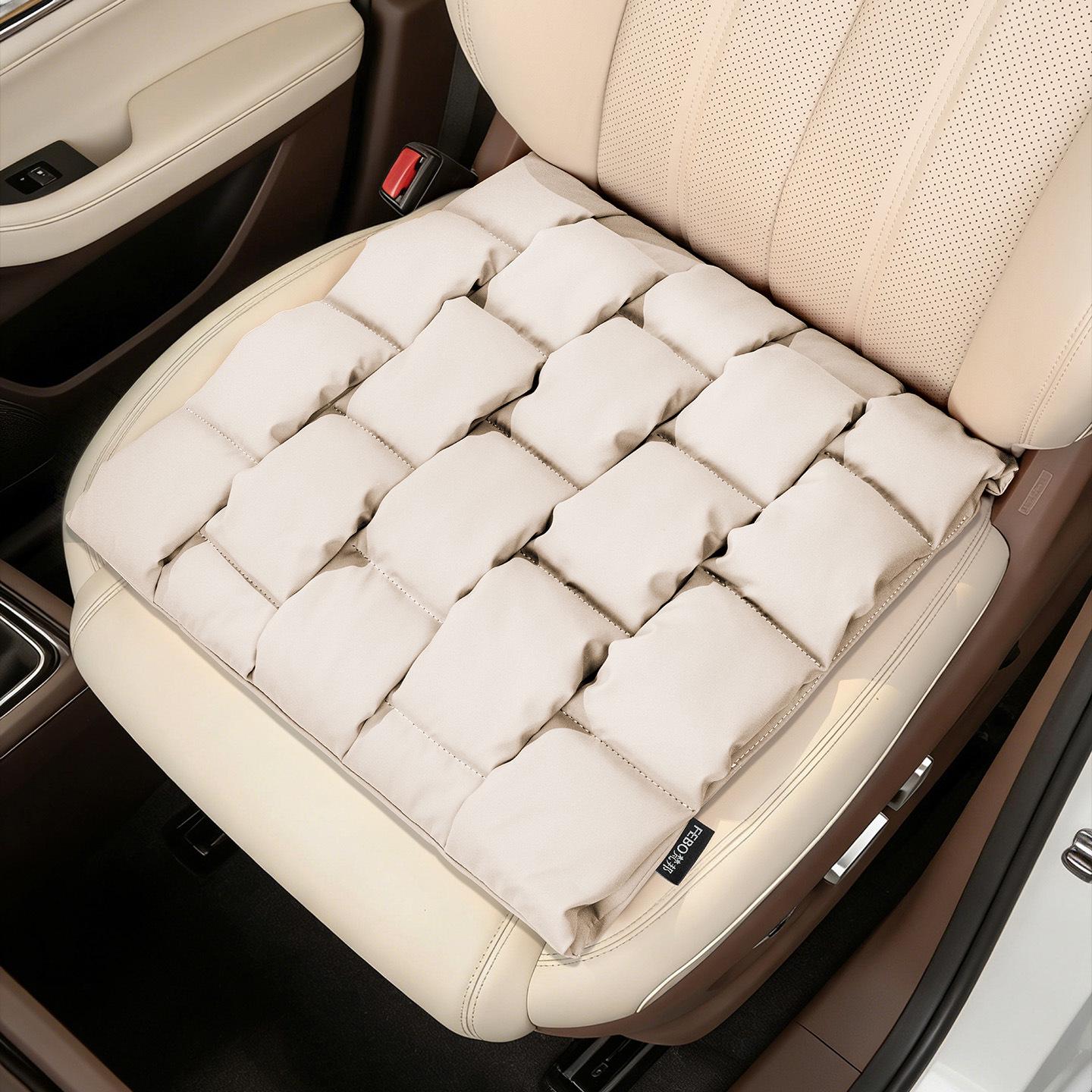 TK All-Season Anti-Fouling Breathable Leather Car Seat Cushion
