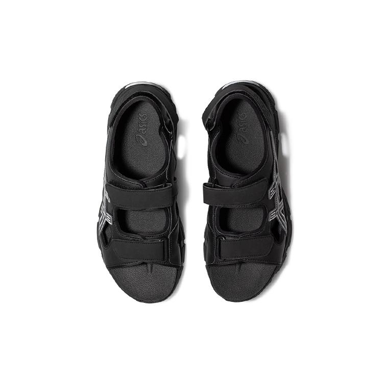 ASICS Kahana Sd Outdoor Sports Unisex Sandals 'Black Silver' 1203A130-002