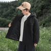 Boys' winter cotton jacket, new winter clothing thickened padded jacket, medium-sized older children's children's boy trend