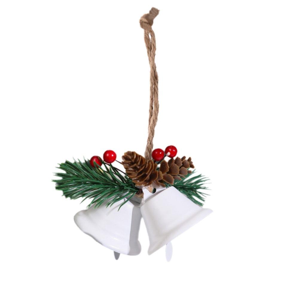 

Double Horn Christmas Bell Pendant Multi-color Xmas Tree Decorations for Home Decor