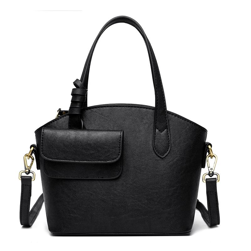 Módní dámská značka Malé kabelky Jednobarevná PU kůže Kabelka přes rameno crossbody Luxusní designová Vintage dámská kabelka s horním uchem