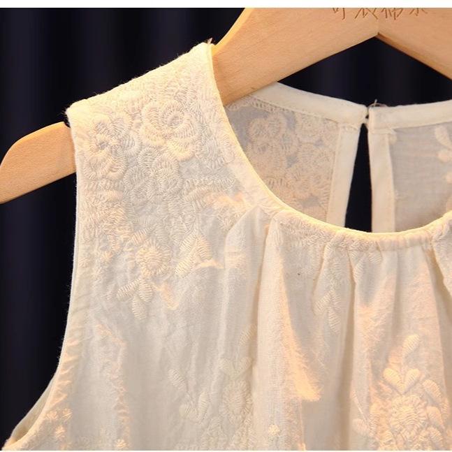 Sommer-Spitzentop & Shorts Set für Mädchen – Leichter Urlaubsstil