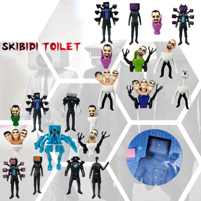 Lifelike Pvc Cross-border Toilet Man Vs Surveillance Man Action Figure Titan Sound Man Tv Man Camera Man Game Model Decoration