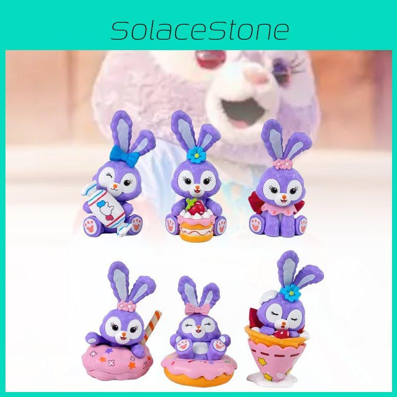 Adorable Starry Dressed Rabbit Figurine Collection For Sweet Treats Decoration